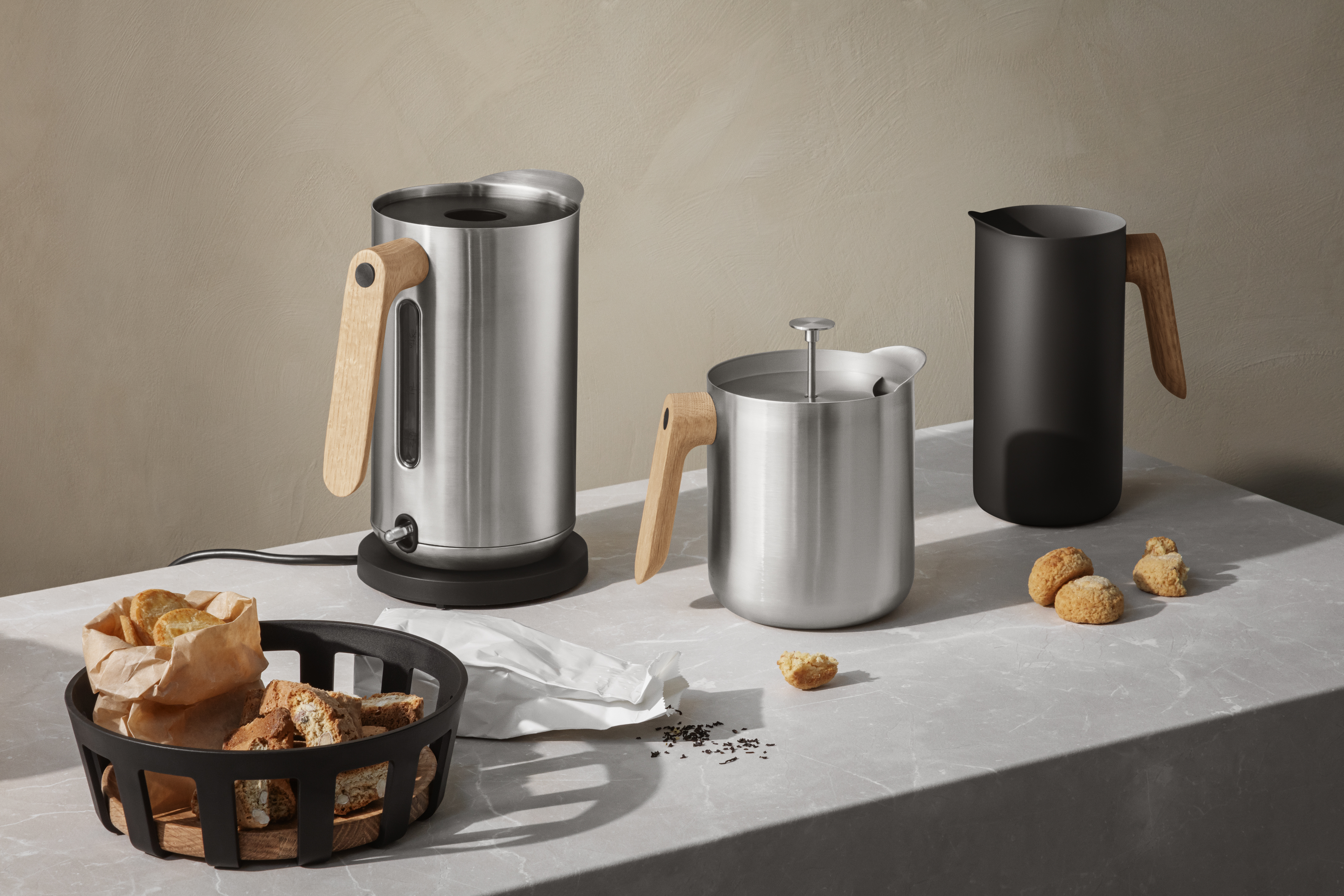 

Elkedel 1,5l Nordic Kitchen Rustfrit Stål